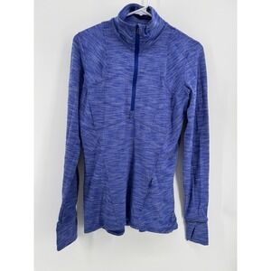 Lululemon Sweatshirt Womens 8 Purple Kanto Catch Me 1/2 Zip Active Stretch